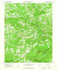 Hanging Rock 1964 topographic map thumbnail