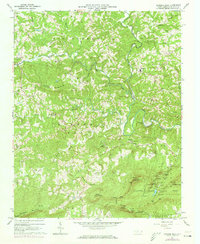 Hanging Rock 1964 topographic map thumbnail