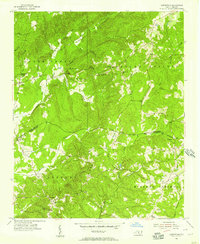 Harrisville 1956 topographic map thumbnail