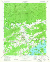 Hayesville 1966 topographic map thumbnail