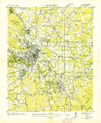 Hendersonville 1935 topographic map thumbnail