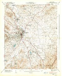 Hendersonville 1947 topographic map thumbnail