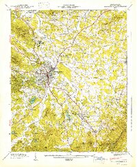 Hendersonville 1947 topographic map thumbnail