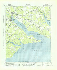 Hertford 1940 topographic map thumbnail