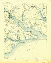 Hertford 1906 topographic map thumbnail