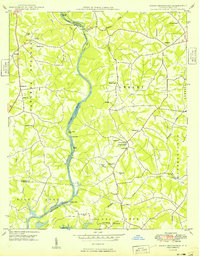 Hicks Crossroads topographic map thumbnail