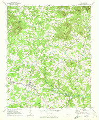 Hiddenite 1970 topographic map thumbnail