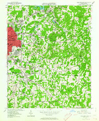 High Point East 1950 topographic map thumbnail
