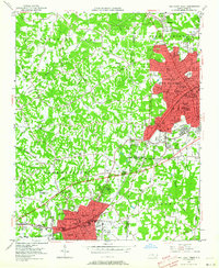 High Point West 1949 topographic map thumbnail