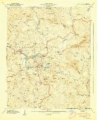 Highlands 1947 topographic map thumbnail