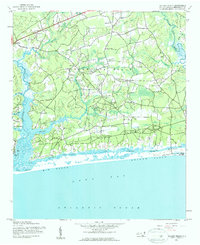 Holden Beach 1943 topographic map thumbnail