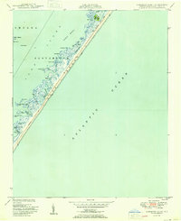 Horsepen Point 1950 topographic map thumbnail
