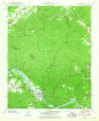 Hot Springs 1940 topographic map thumbnail