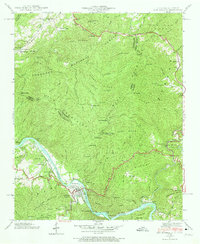 Hot Springs 1940 topographic map thumbnail