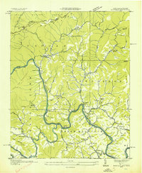 Huntdale 1935 topographic map thumbnail