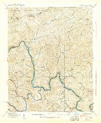 Huntdale 1939 topographic map thumbnail