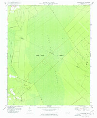 Jacksonville NW 1975 topographic map thumbnail