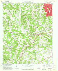 Kannapolis 1969 topographic map thumbnail