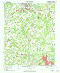 Kernersville 1969 topographic map thumbnail