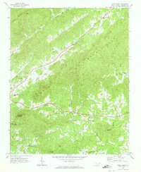 Kings Creek 1970 topographic map thumbnail
