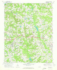 Knightdale 1967 topographic map thumbnail