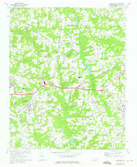 Knightdale 1967 topographic map thumbnail