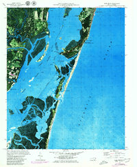 Kure Beach 1970 topographic map thumbnail