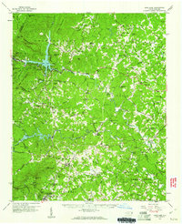 Lake Lure 1959 topographic map thumbnail