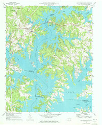 Lake Norman North 1970 topographic map thumbnail