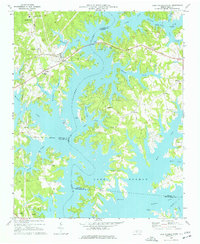 Lake Norman North 1970 topographic map thumbnail