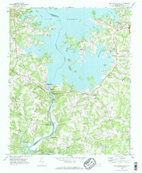 Lake Norman South 1970 topographic map preview
