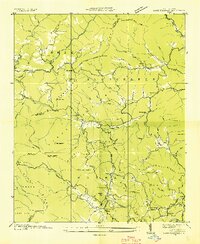 Lake Toxaway 1935 topographic map thumbnail