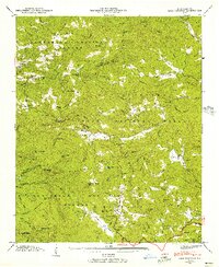 Lake Toxaway 1946 topographic map thumbnail