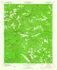 Lake Toxaway 1946 topographic map thumbnail