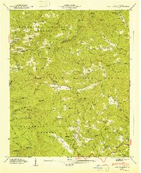 Lake Toxaway 1947 topographic map thumbnail