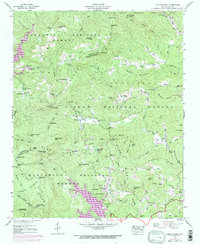Lake Toxaway 1946 topographic map thumbnail