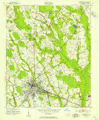 Laurinburg 1949 topographic map thumbnail