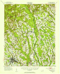 Laurinburg 1949 topographic map thumbnail