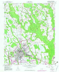 Laurinburg 1957 topographic map thumbnail