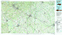 Laurinburg 1983 topographic map thumbnail
