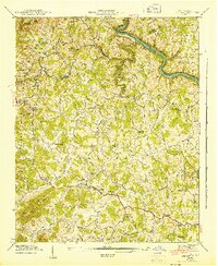 Leicester 1943 topographic map thumbnail