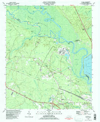 Leland 1984 topographic map thumbnail