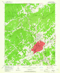 Lenoir 1956 topographic map thumbnail