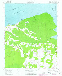 Leonards Point 1954 topographic map thumbnail