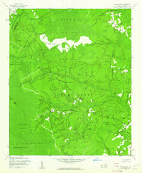 Lewis Swamp 1943 topographic map thumbnail