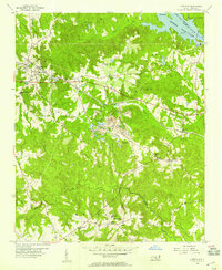 Lilesville 1956 topographic map thumbnail