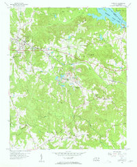 Lilesville 1956 topographic map thumbnail