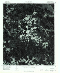 Lilesville 1976 topographic map thumbnail