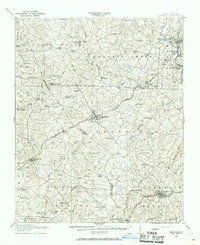 Lincolnton 1909 topographic map thumbnail
