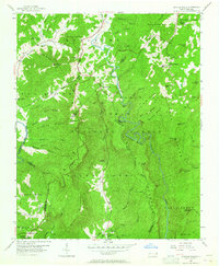 Linville Falls 1956 topographic map thumbnail